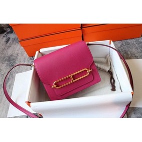 Hermes Roulis 19cm Evercolor 9D H9003 Plum&Gold Replica HMS7A819L83
