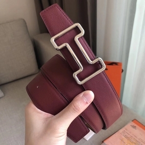 Cheap Hermes Tonight 38MM Reversible Belt In Ruby/Gold Epsom Leather HMSPROAMKVU