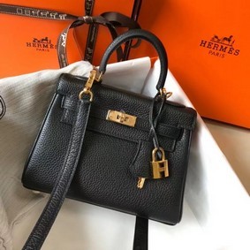 Top Replica Hermes Birkin Togo Leather 22590 black HMS59P4M59J