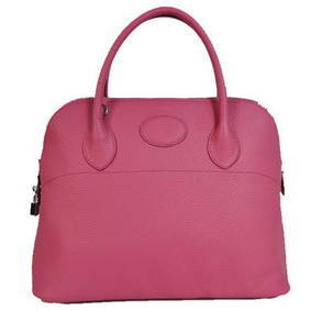 Cheap Hermes Bolide 37CM Tote Bags Clemence H1037 Peach HMSR4YCH0F2