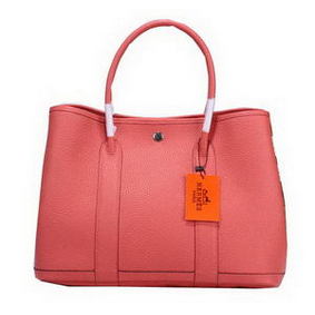 Hermes Garden Party 36cm Tote Bag Grainy Leather Pink Replica HMS3Y14X98K