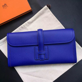 Best Quality Hermes Jige Elan 29 Clutch Bag In Blue Electric Epsom Calfskin HMSR5SQJ29O