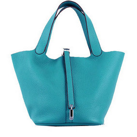 Cheap Hermes Picotin Lock MM Bag in Original Leather H8616 Green HMSD9XHY332