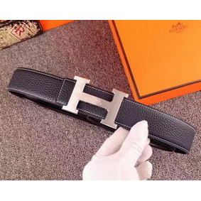 Hermes 40mm Belt H170417 Black 1:1 Replica HMSLD5V8J50