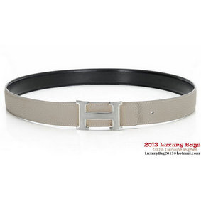 Hermes 43mm Calf Leather Belt HB108-10 HMSMAUM726S