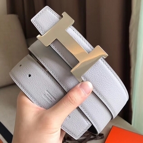 Hermes Constance Belt Buckle & Perle Clemence 38 MM Strap HMSA60F0ZA1
