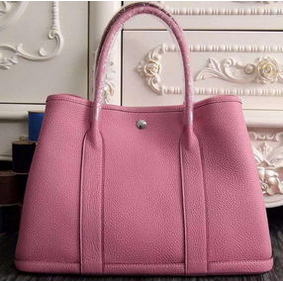 Hermes Garden Party 36cm 30cm Tote Bag Original Leather Pink 1:1 Replica HMSCT3TSY66