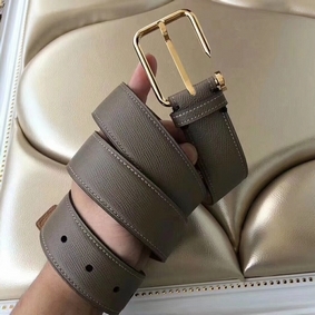 Hermes Lennox 40 MM Belt In Etoupe Epsom Leather Replica HMSLTRVKKP9