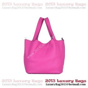 Hermes Picotin Lock PM Bag in Clemence Leather 8615 Peach Replica HMS6JEY7M89