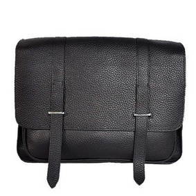 Imitation Hermes Steve 32CM Mens Bag Clemence Black HMSE3ST6U75
