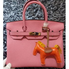 1:1 Replica Hermes Birkin 30CM Tote Bags Litchi Leather H30LI Cherry HMSQMD042PF