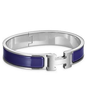 Hermes Blue Electric Enamel Clic H PM Bracelet 1:1 Replica HMS132ZHKMY