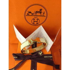 Hermes Bracelet H1155 Yellowish Replica HMSXNMGAZR2