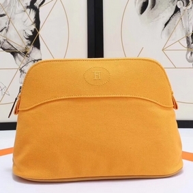 Copy Hermes Medium Bolide Travel Case In Solei Cotton HMS3ZZBI1YA