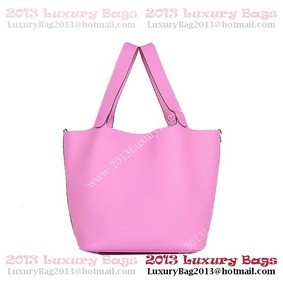Hermes Picotin Lock MM Bag in Clemence Leather 8616 Pink HMSPCJ2F2F9