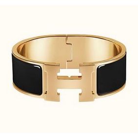 Hermes Rings HR3596 Black 1:1 Replica HMS28RU5U0X
