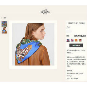 Hermes Scarf HEC00268 Replica HMSA35MJP3A