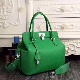 Fake Hermes Toolbox Togo Bag Original Leather 3259 Green HMSU5W4AI0V