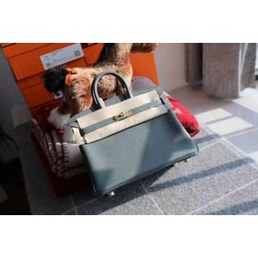 Hermes Birkin Bag Original Leather 35CM 17825 Almond Green 1:1 Replica HMS0XI55D67