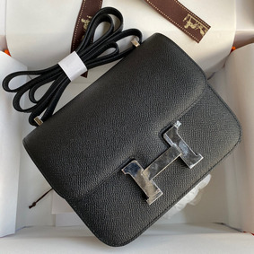 Hermes Constance 18 Handmade Bag In Black Epsom Calfskin 1:1 Replica HMS5O079CEZ
