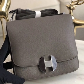 Hermes 2002 20cm Bag In Etain Evercolor Calfskin Replica HMS0X0GXFVK