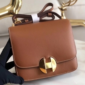 Hermes 2002 20cm Bag In Gold Evercolor Calfskin Top Replica HMSTD4RZ09U