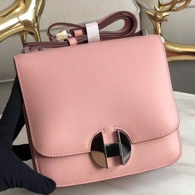 First-class Quality Hermes 2002 20cm Bag In Rose Sakura Evercolor Calfskin HMS2J4ZSSH3