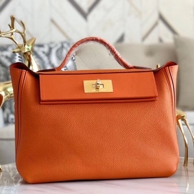 Hermes 24/24 29 Bag In Pink Clemence Calfskin 1:1 Replica HMSFV893XQ3