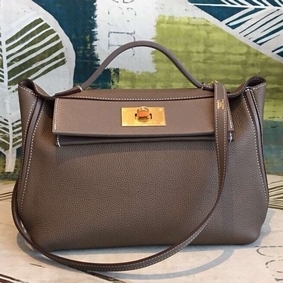 Cheap Hermes 24/24 29 Bag In Taupe Clemence Calfskin HMS733TTMT9