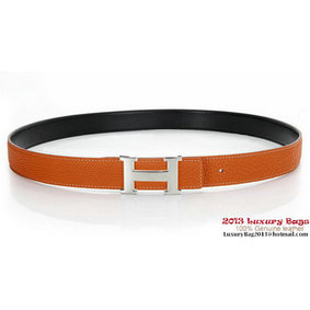 Imitation Hermes 43mm Calf Leather Belt HB106-2 HMS085SI8E6