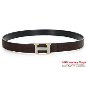Hermes 43mm Calf Leather Belt HB108-18 Top Replica HMS3X7181WH