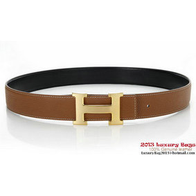 Fake Hermes 50mm Original Calf Leather Belt HB117-13 HMSA486QZ97