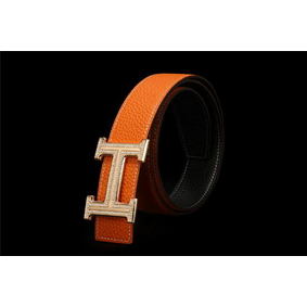 Fake Hermes Belt HB5208 Orange HMSFI67LUFF