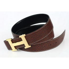 Copy Hermes Belt Lizard Leather HB5326 Brown HMSZ4J02660