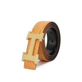 Hermes Belt Scale Leather HB5327 Camel Replica HMSYMO9P71N
