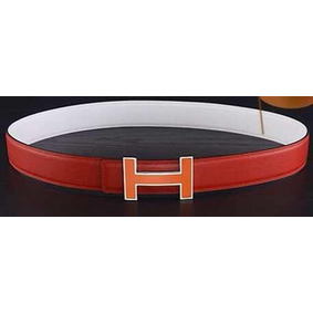 HERMES Belts HB1123 Red&White Replica HMSUL2ZRF3K