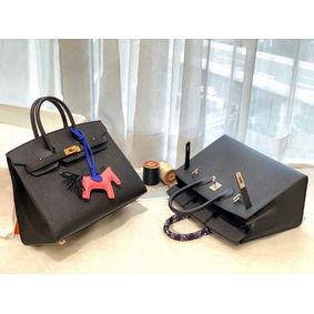 Best Quality Hermes Birkin 25CM Epsom Bag Original Leather H25E Black HMS3R1BGR70