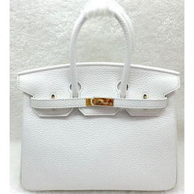 Replica Hermes Birkin 25CM Tote Bag Original Leather H25T White HMSOK94W7H0