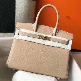 Replica Hermes Birkin 35cm Bag In Trench Clemence Leather GHW HMSKCJ02VIC