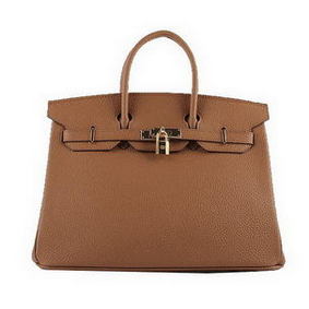 High Quality Hermes Birkin 35CM Tote Bags Wheat Grainy Leather H-35 Gold HMS4WFSNOPW