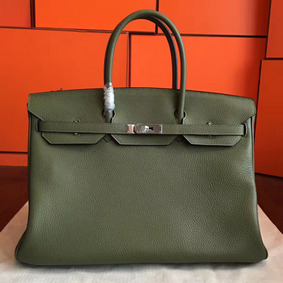 Hermes Birkin 40 Handmade Bag In Canopee Clemence Leather Replica HMSJIUL8U2T