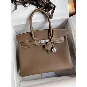 Hermes Birkin Bag Original Togo Leather 17825 Gray 1:1 Replica HMS9XKK64OE