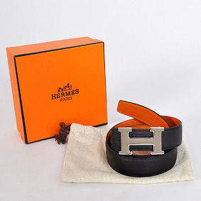 1:1 Replica Hermes Black Imported Belt HR1005B Silver HMSCG317TS5