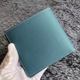 First-class Quality Hermes Blue Jean MC2 Copernic Compact Wallet HMSA56OCSZJ