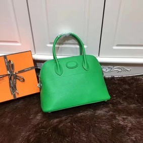 Hermes Bolide 31CM Calfskin Leather Tote Bag B3302 Green HMSV4841YAN
