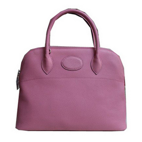 Hermes Bolide 37CM Calfskin Leather Tote Bags H509084 Pink 1:1 Replica HMSZ0SS6EPY