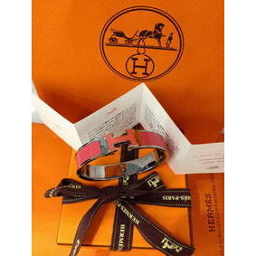 Hermes Bracelet H1155 Rose_1 Top Replica HMSMNI3G9SU