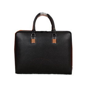 Hermes Briefcase Grainy Calf Leather H8253 Black HMSWY31LFOQ