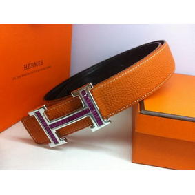 Hermes Calf Leather Purple Diamond Belt HB119 Camel Silver Top Replica HMSZ331MA96