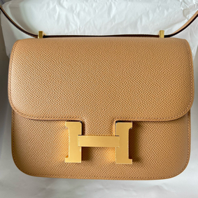 Hermes Constance 18 Handmade Bag In Chai Epsom Calfskin Replica HMS47NBLH2T